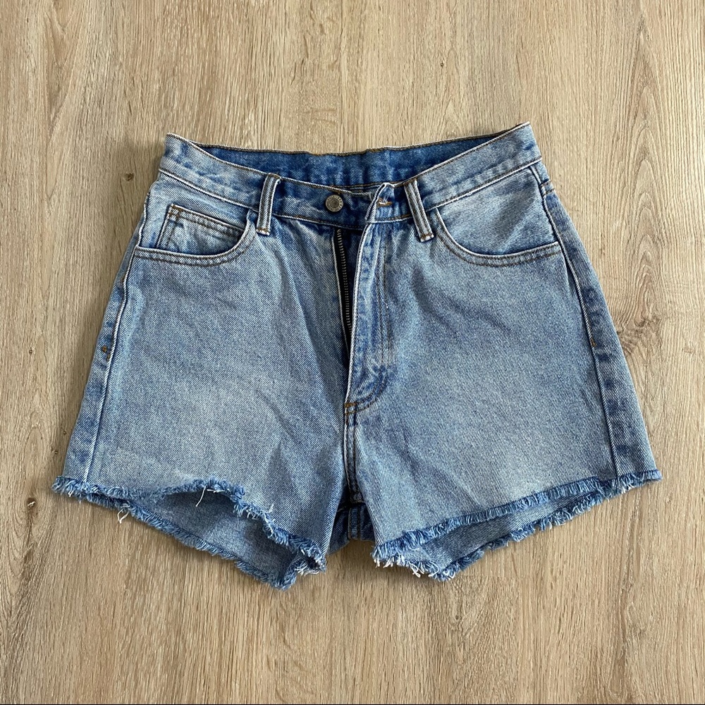 PacSun High Waisted Denim Shorts **fit like S/M**